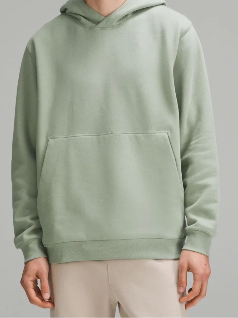 lululemon athletica Men's Steady State Holdie Sage Green Pullover Hoodie